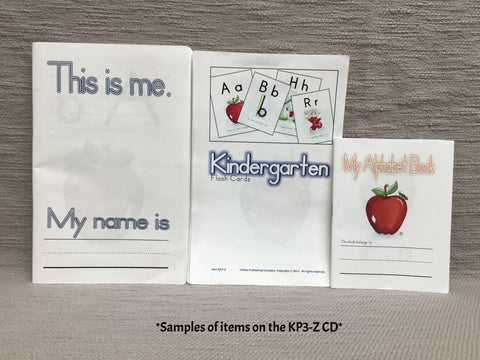 Kindergarten Projects III on a Flash Drive  (KP3-Z OR KP3-D)