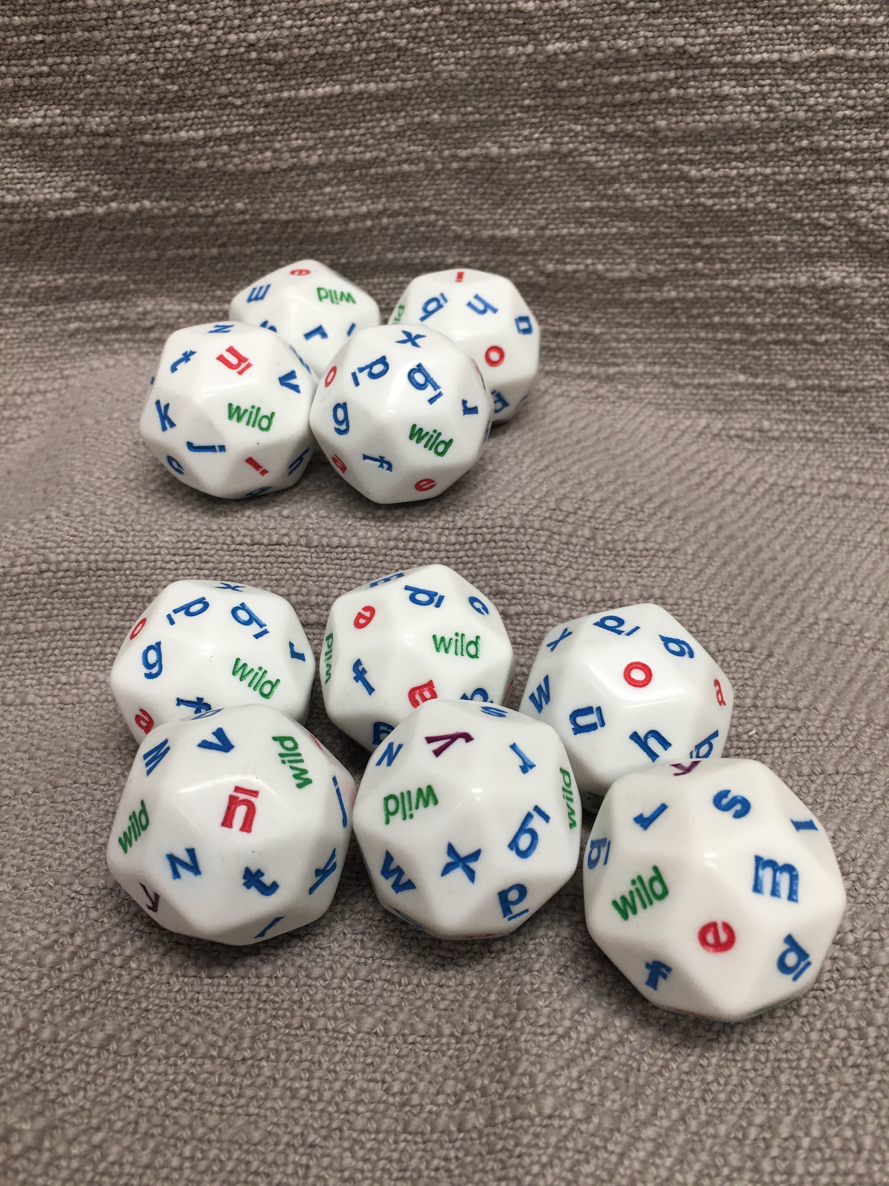 Letter R Dice 30-Sided Letter Dice (LD)– VoWac Publishing ...