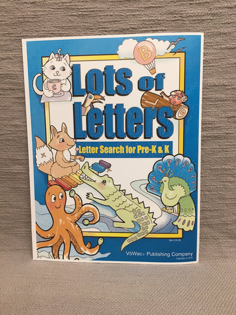Lots of Letters Book  (PK-LOL-FD)