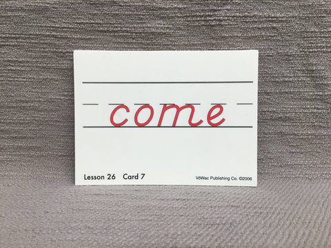 Sight Word Cards (RW-Z) or (RW-D)