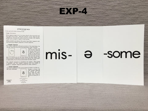 Letter Picture Pack Filler Sets (EXP-2-4)
