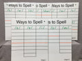 Multiple Spelling Charts (MSC)