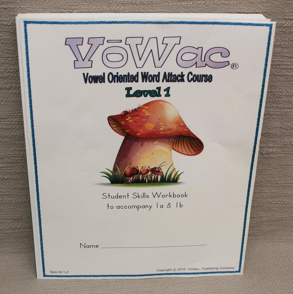 Skill Workbooks - Level 1 (W-1-Z) or (W-1-D)&ndash...